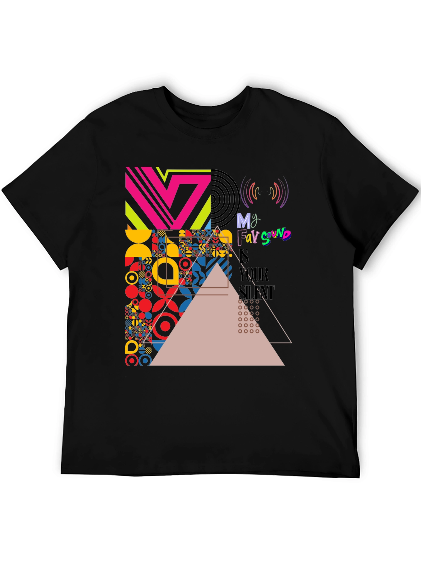 Abstract Geometric Art Print T-Shirt