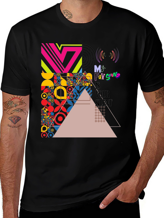 Abstract Geometric Art Print T-Shirt