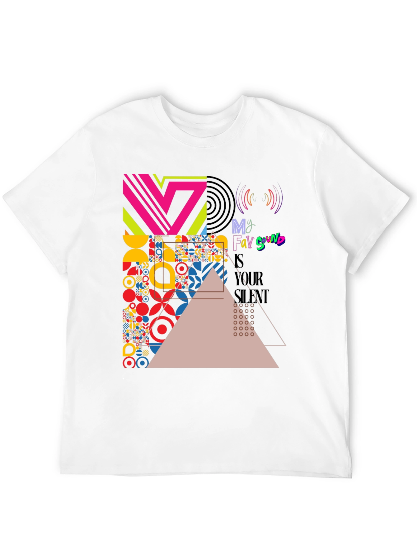 Abstract Geometric Art Print T-Shirt