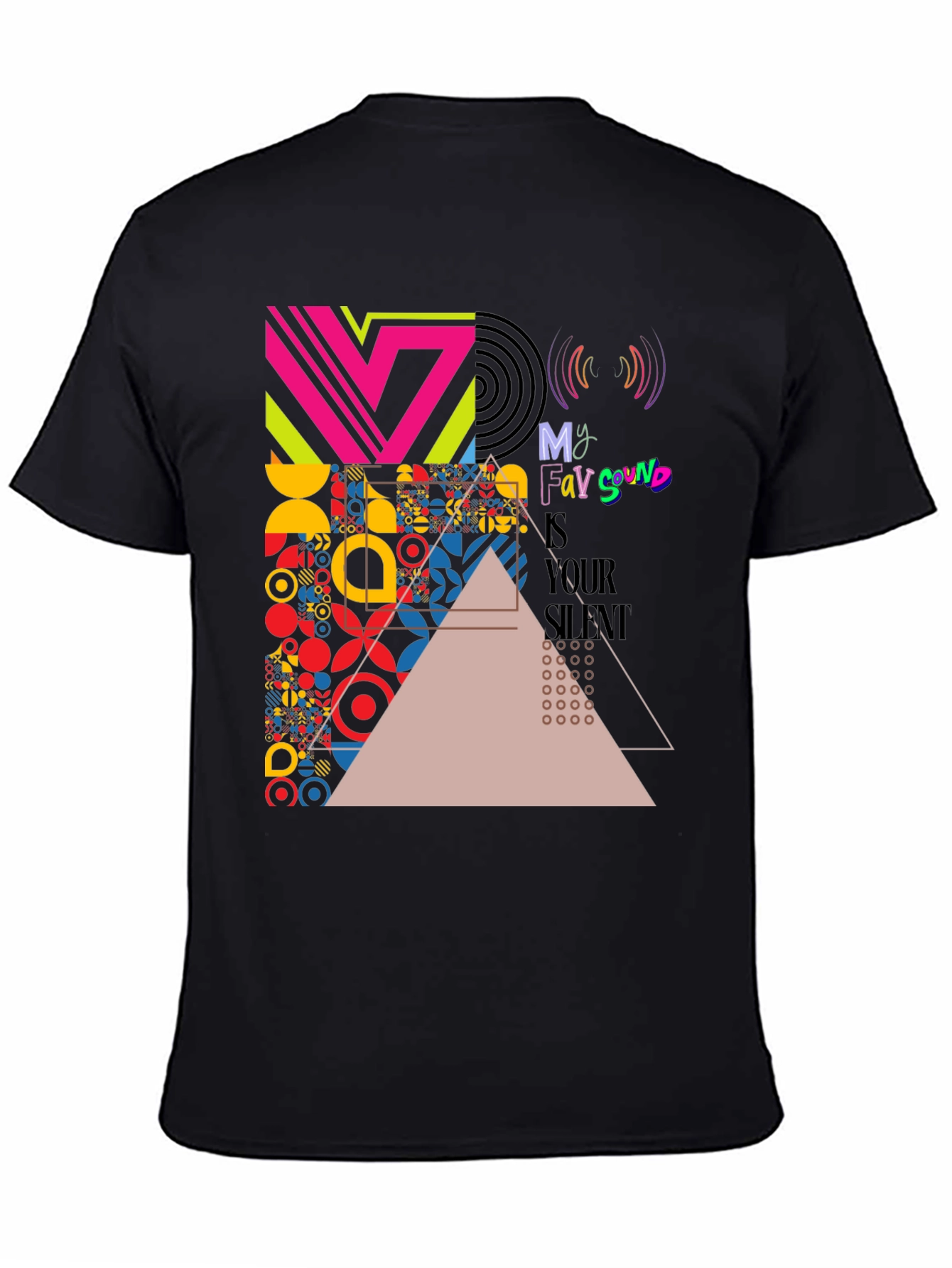 Abstract Geometric Art Print T-Shirt