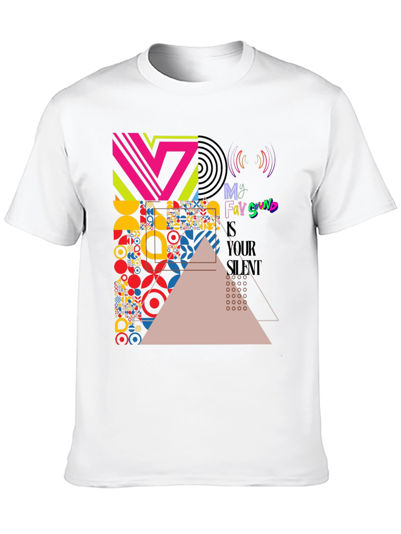 Abstract Geometric Art Print T-Shirt
