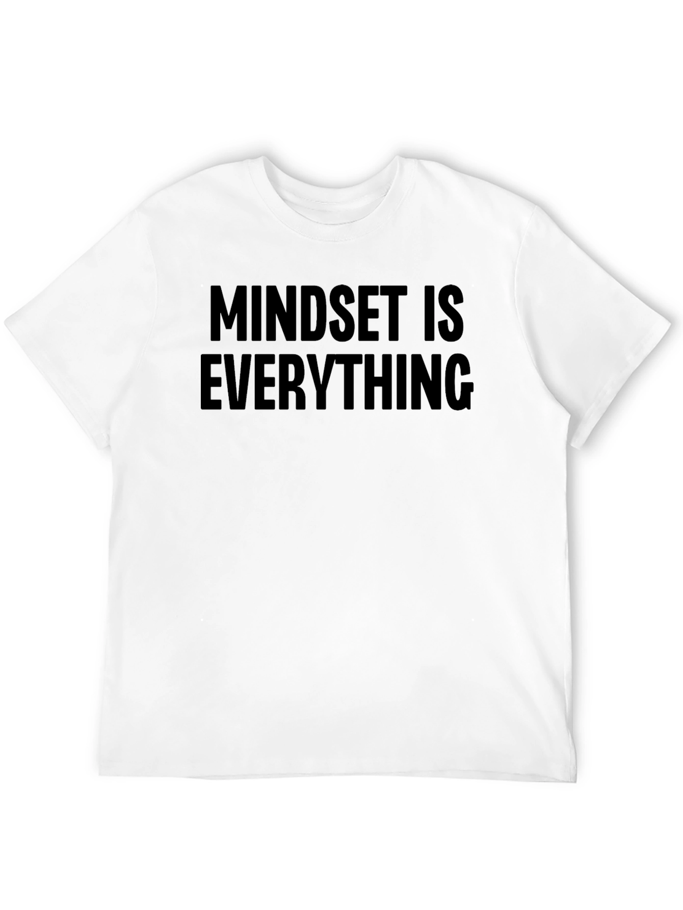 Mindset Is Everything Graphic Tee - Black