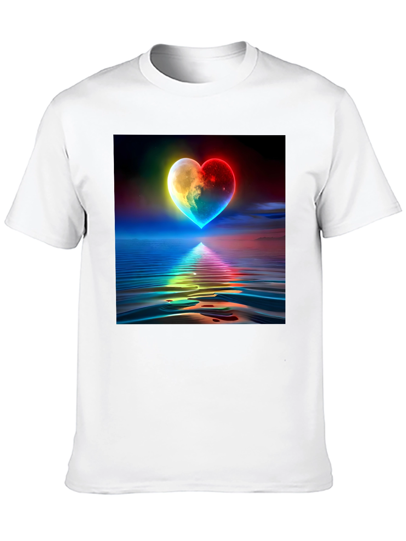 Heart Over Water Graphic Tee