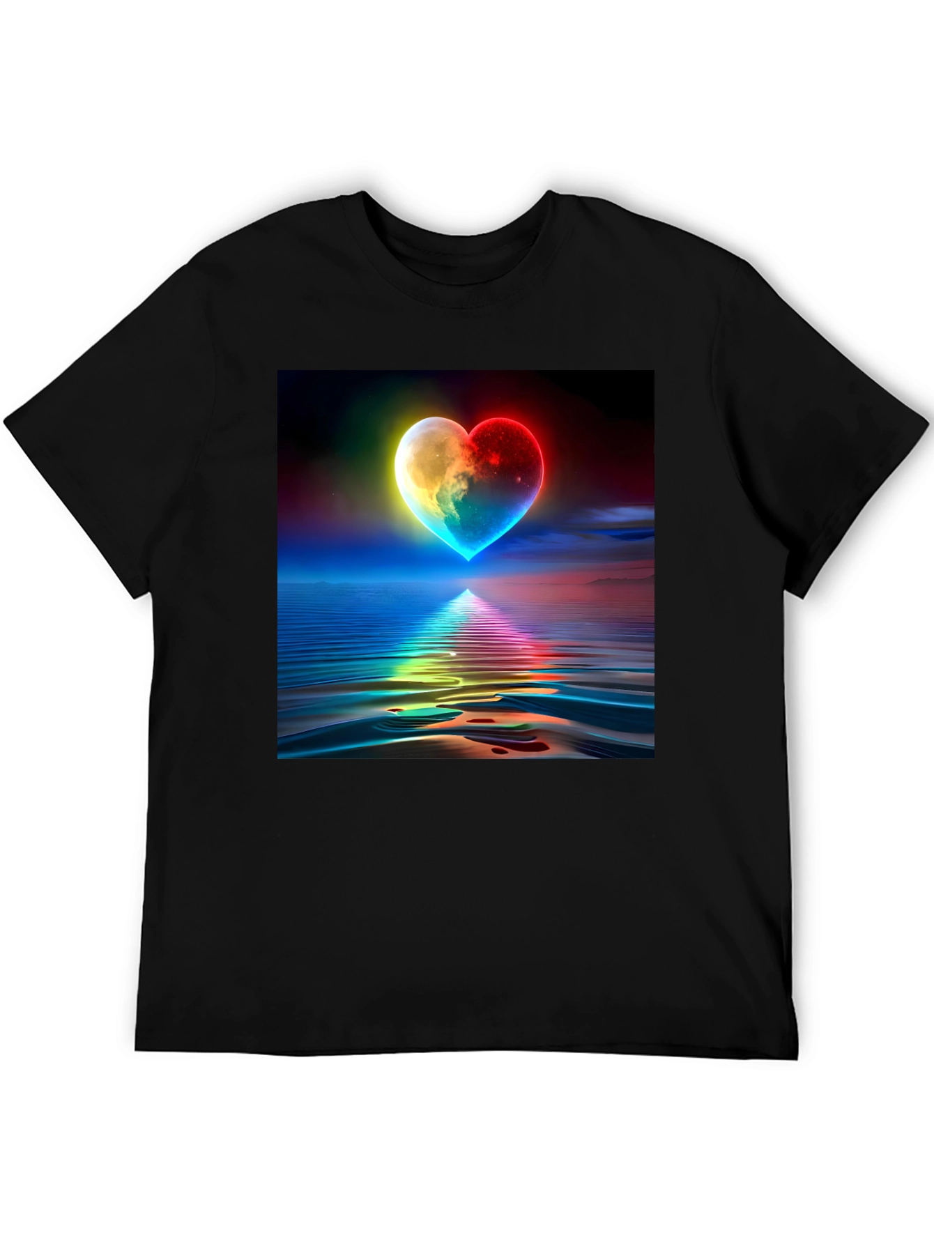 Heart Over Water Graphic Tee