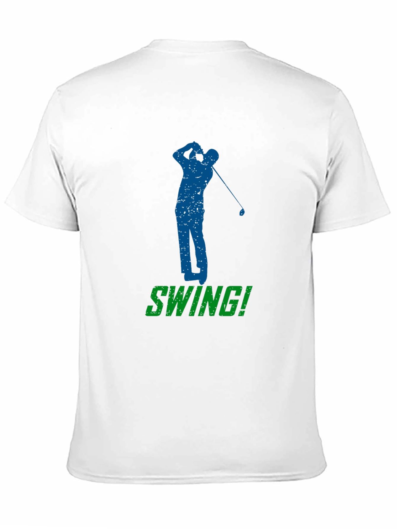 Golf Swing T-Shirt - Black Golfer Tee