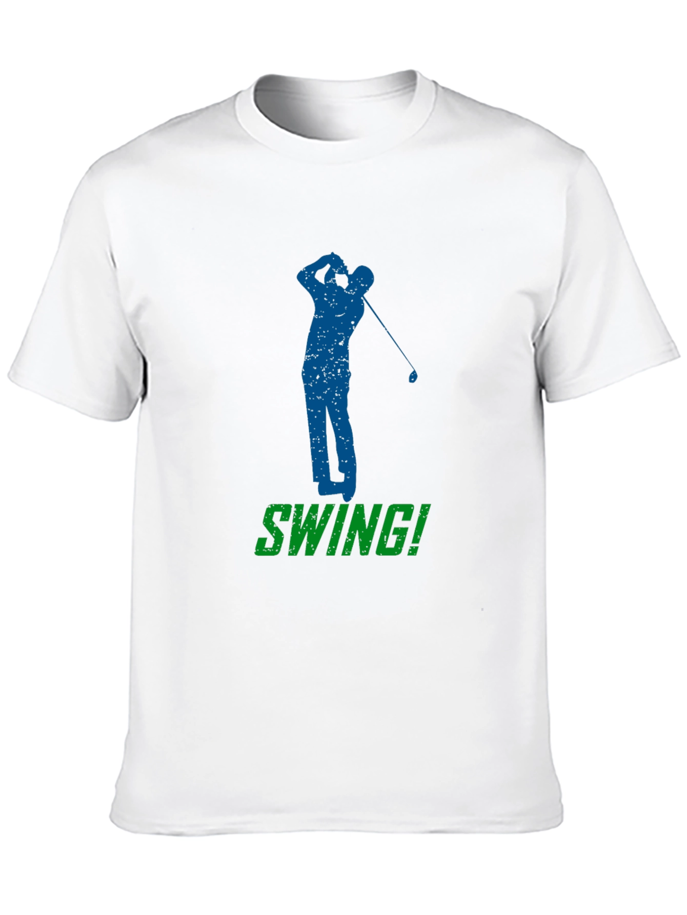 Golf Swing T-Shirt - Black Golfer Tee