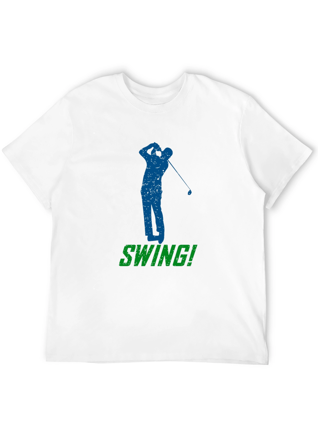 Golf Swing T-Shirt - Black Golfer Tee