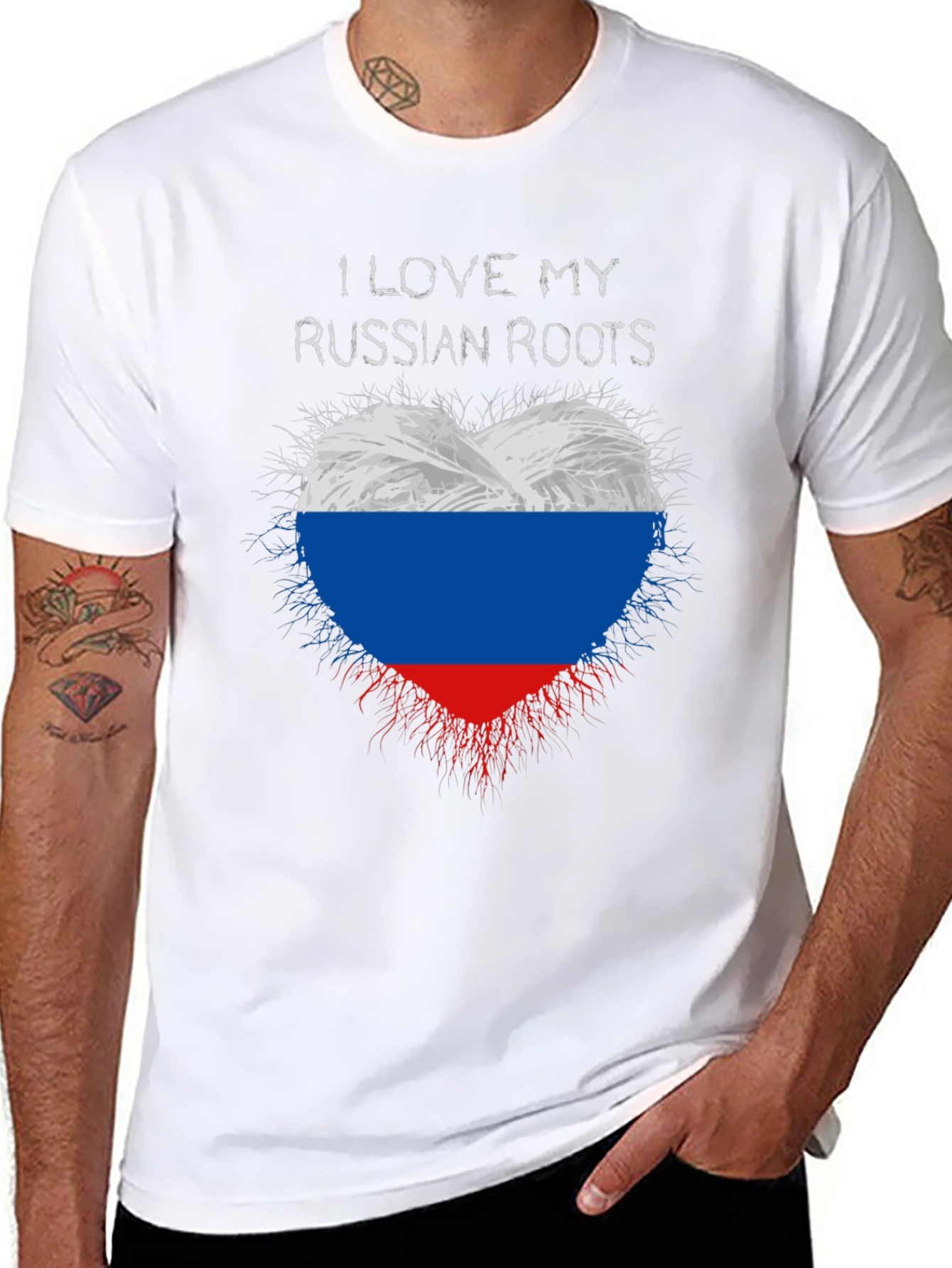 I Love My Russian Roots T-Shirt