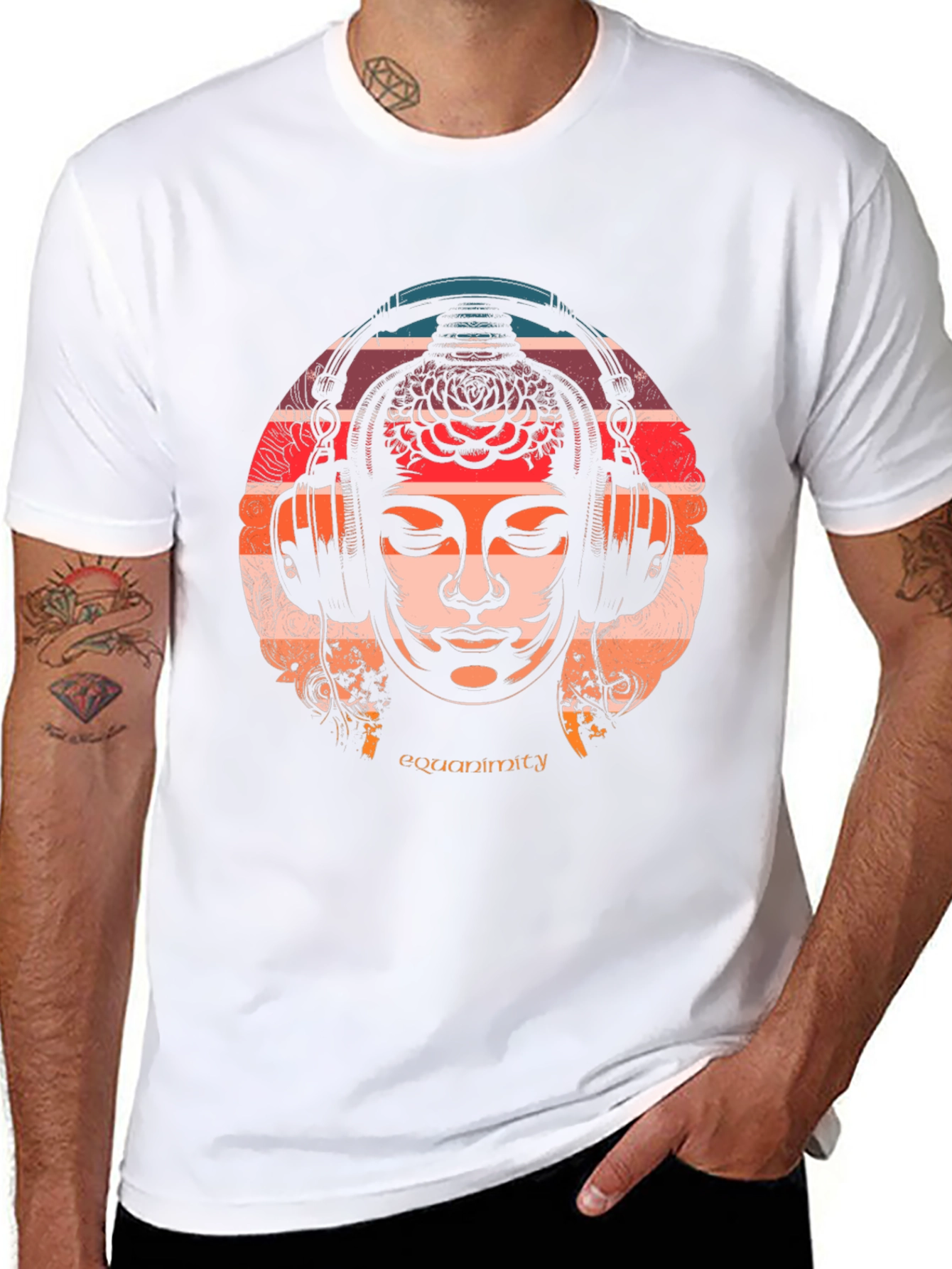Equanimity Graphic Tee - Meditative Style