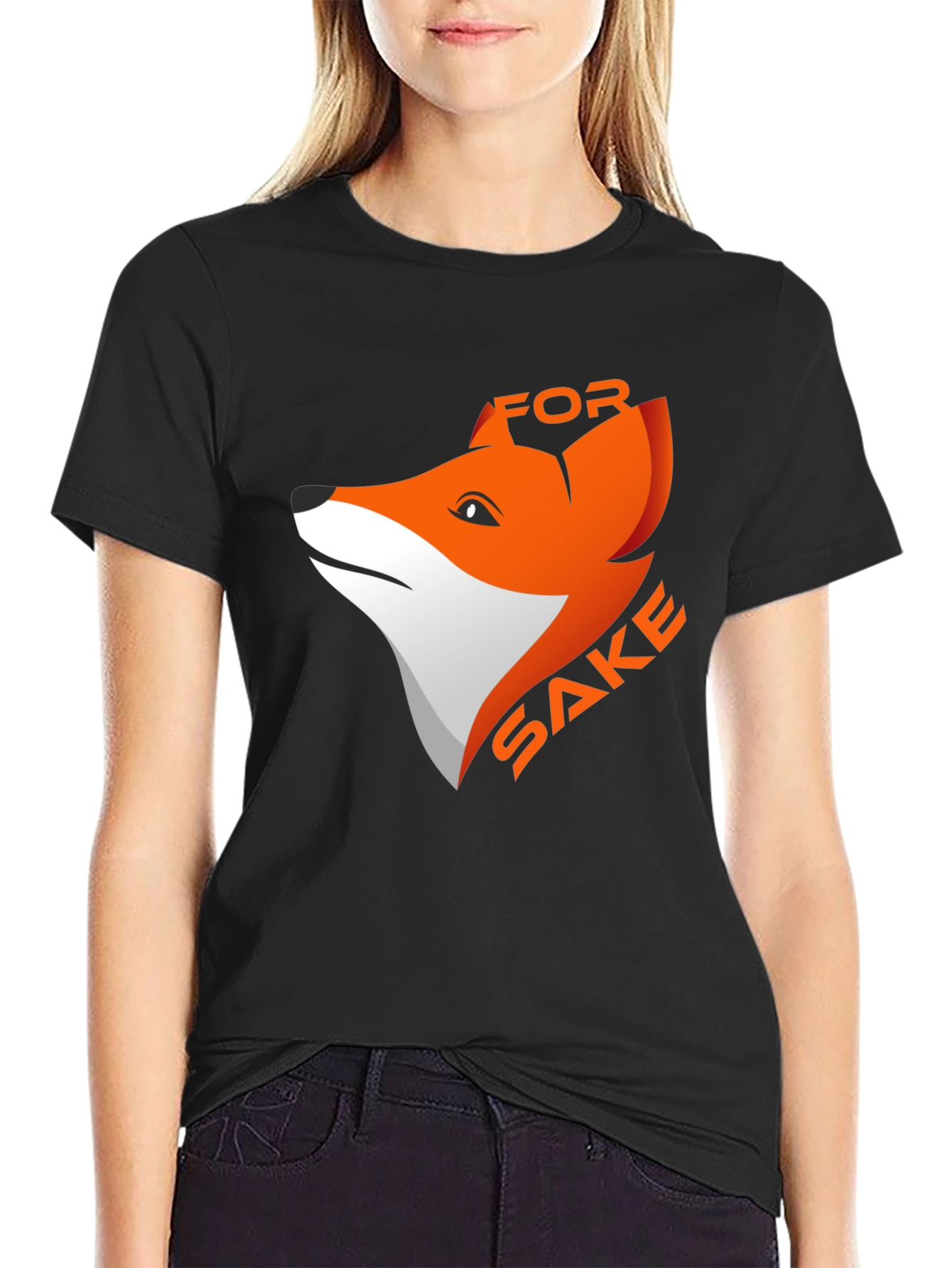 Funny Fox Sake Graphic T-Shirt