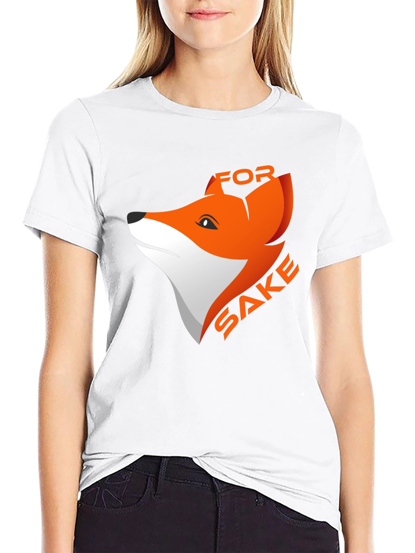 Funny Fox Sake Graphic T-Shirt
