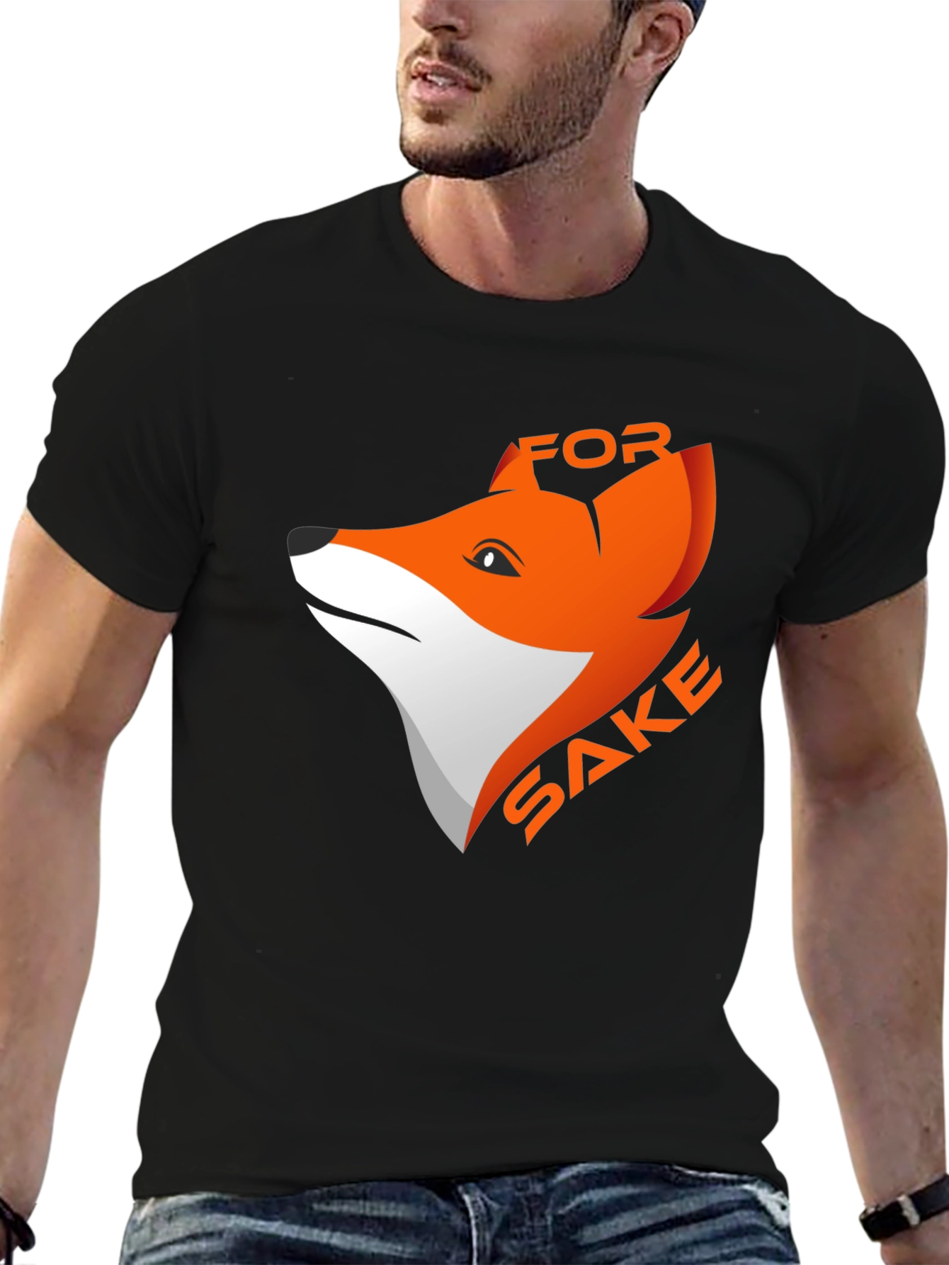 Funny Fox Sake Graphic T-Shirt