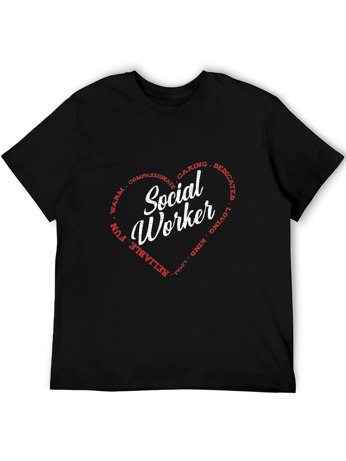 Social Worker Heart T-Shirt