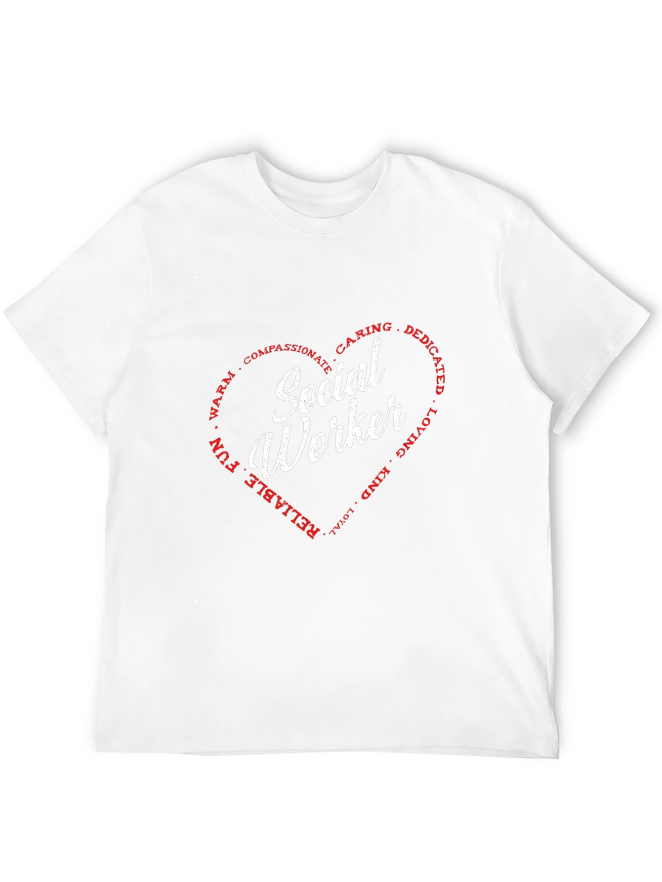 Social Worker Heart T-Shirt