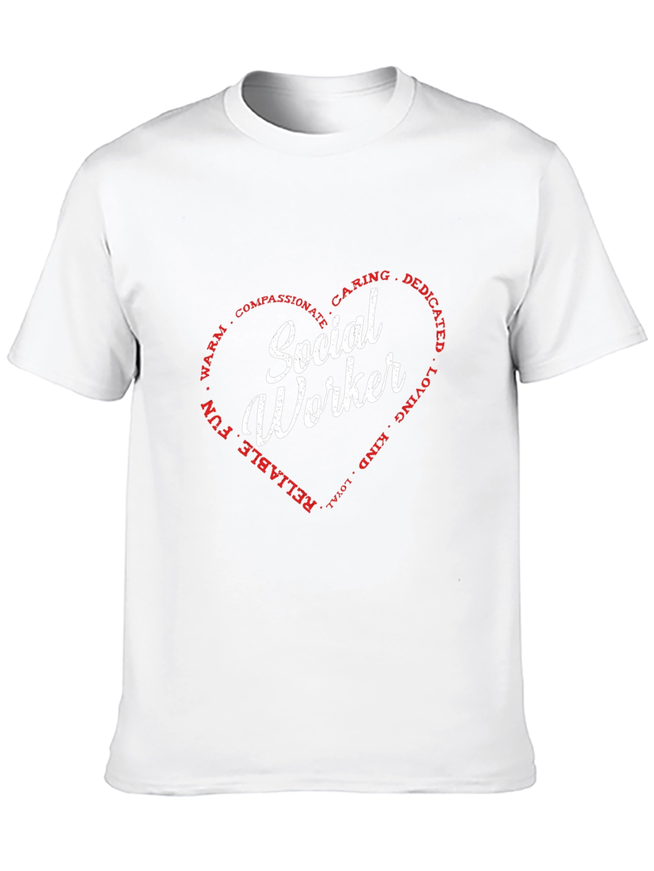 Social Worker Heart T-Shirt