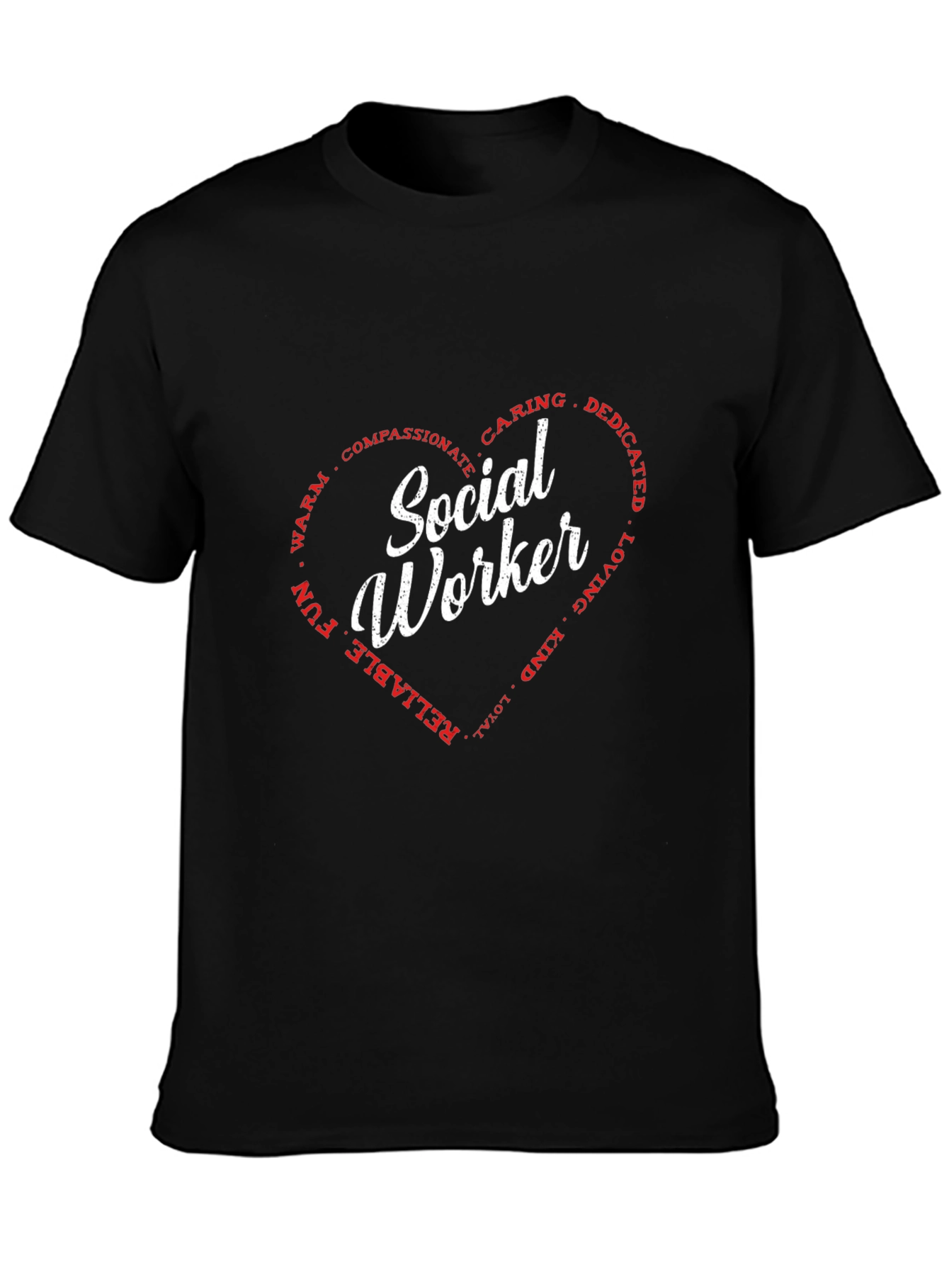 Social Worker Heart T-Shirt