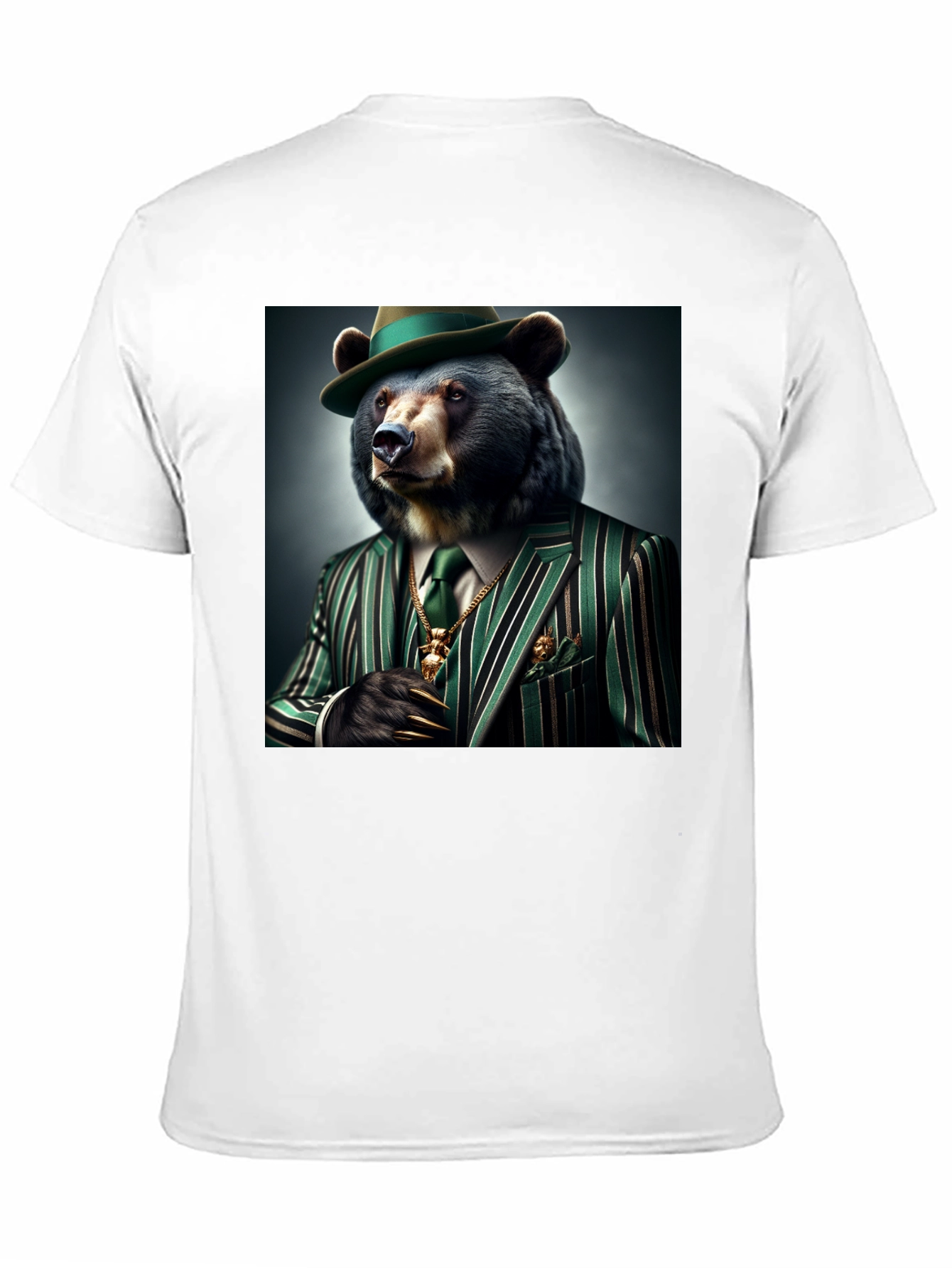 Gangster Bear T-Shirt: Sharp Dressed Animal Tee