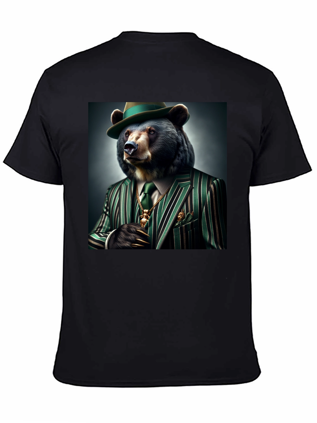 Gangster Bear T-Shirt: Sharp Dressed Animal Tee