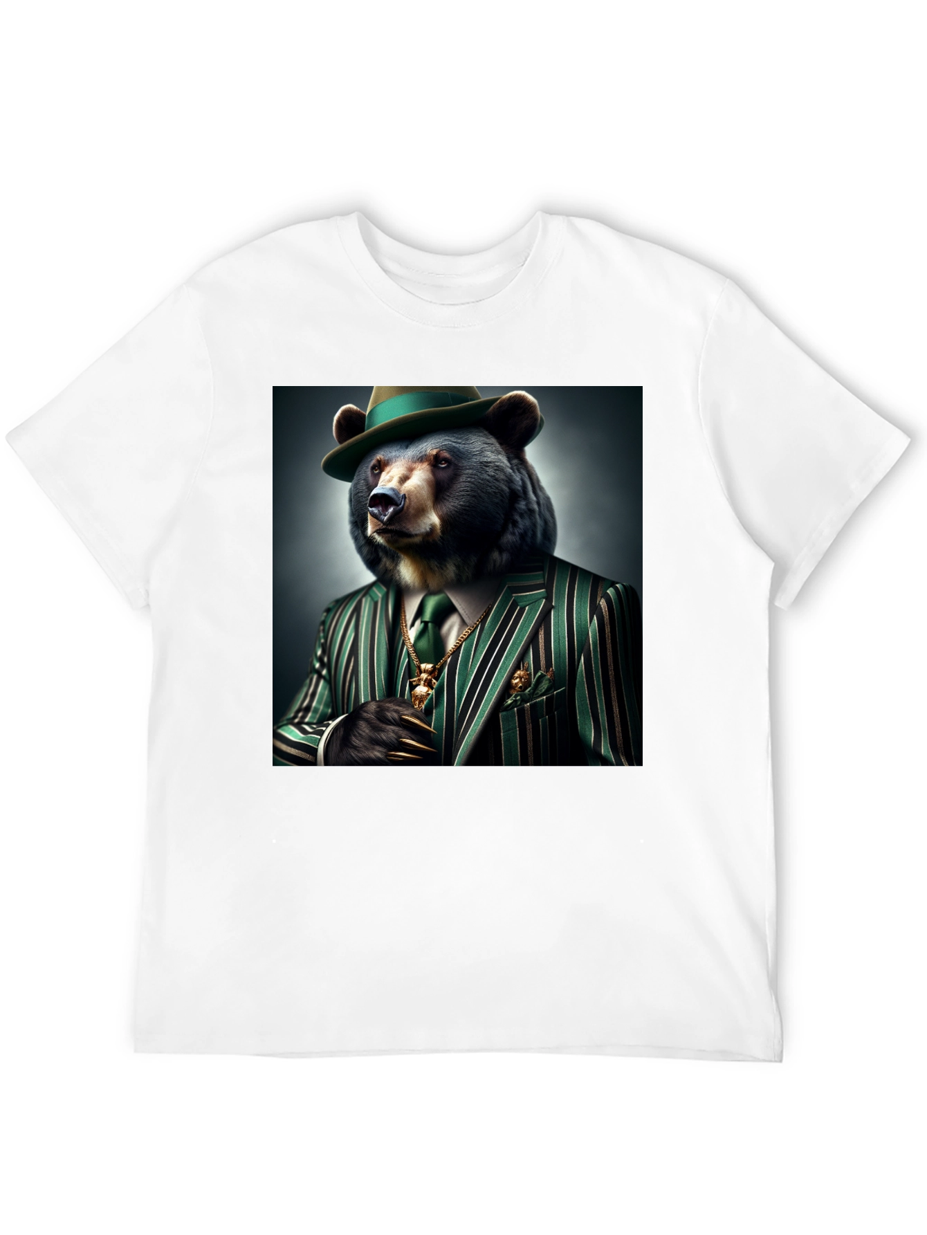Gangster Bear T-Shirt: Sharp Dressed Animal Tee