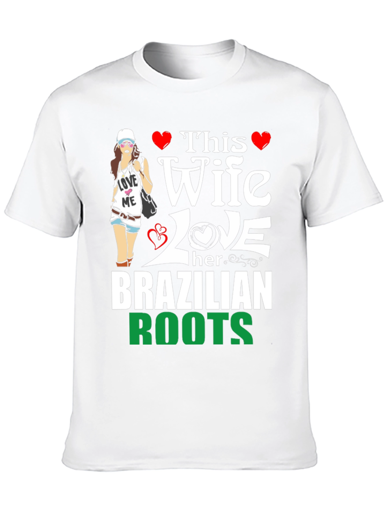 Wife Loves Brazilian Roots Graphic Tee