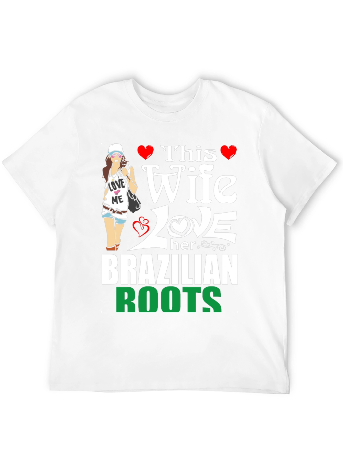Wife Loves Brazilian Roots Graphic Tee