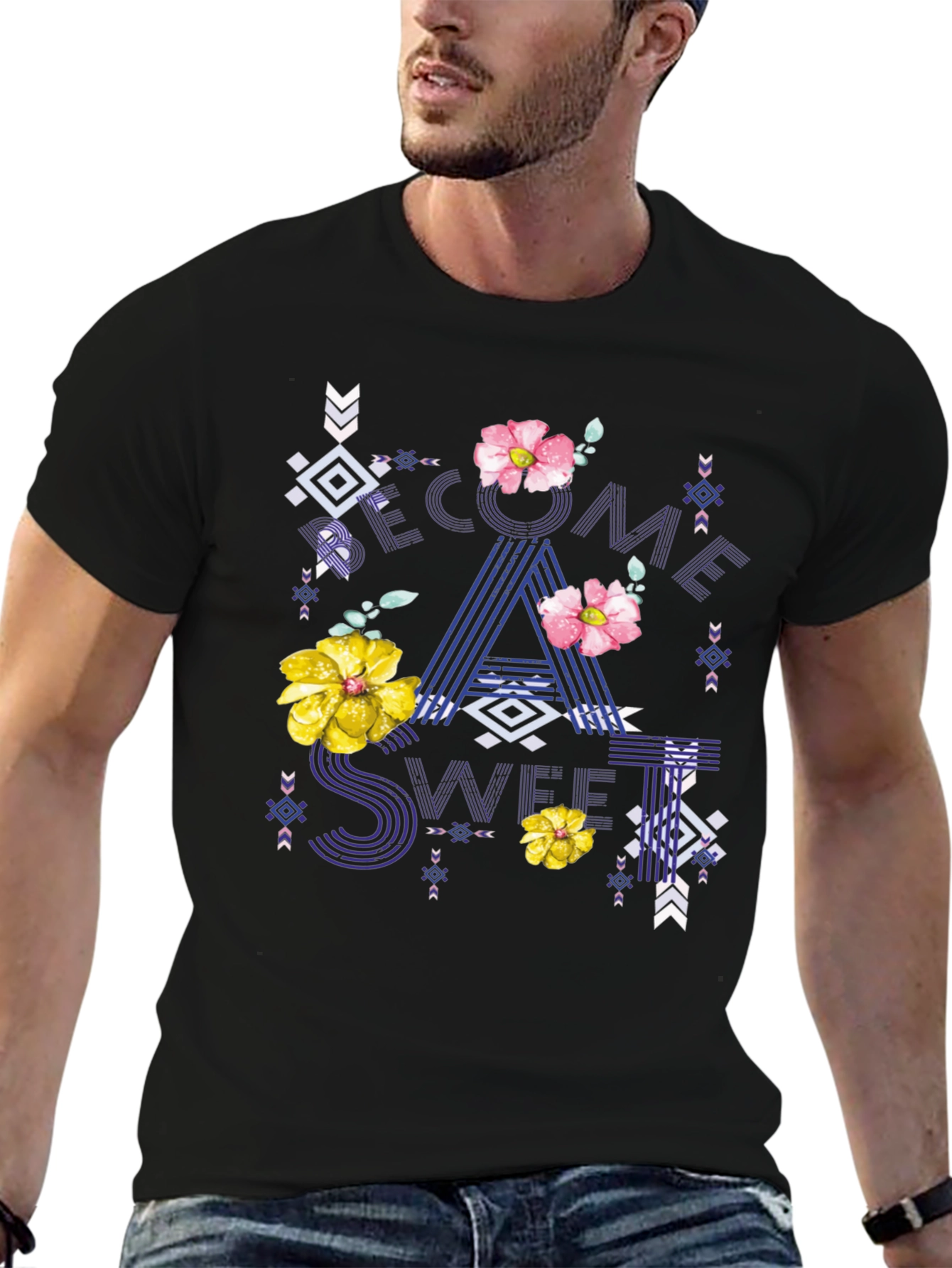 Floral Geometric T-Shirt