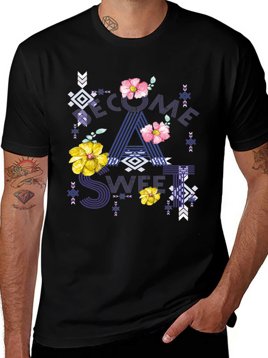 Floral Geometric T-Shirt