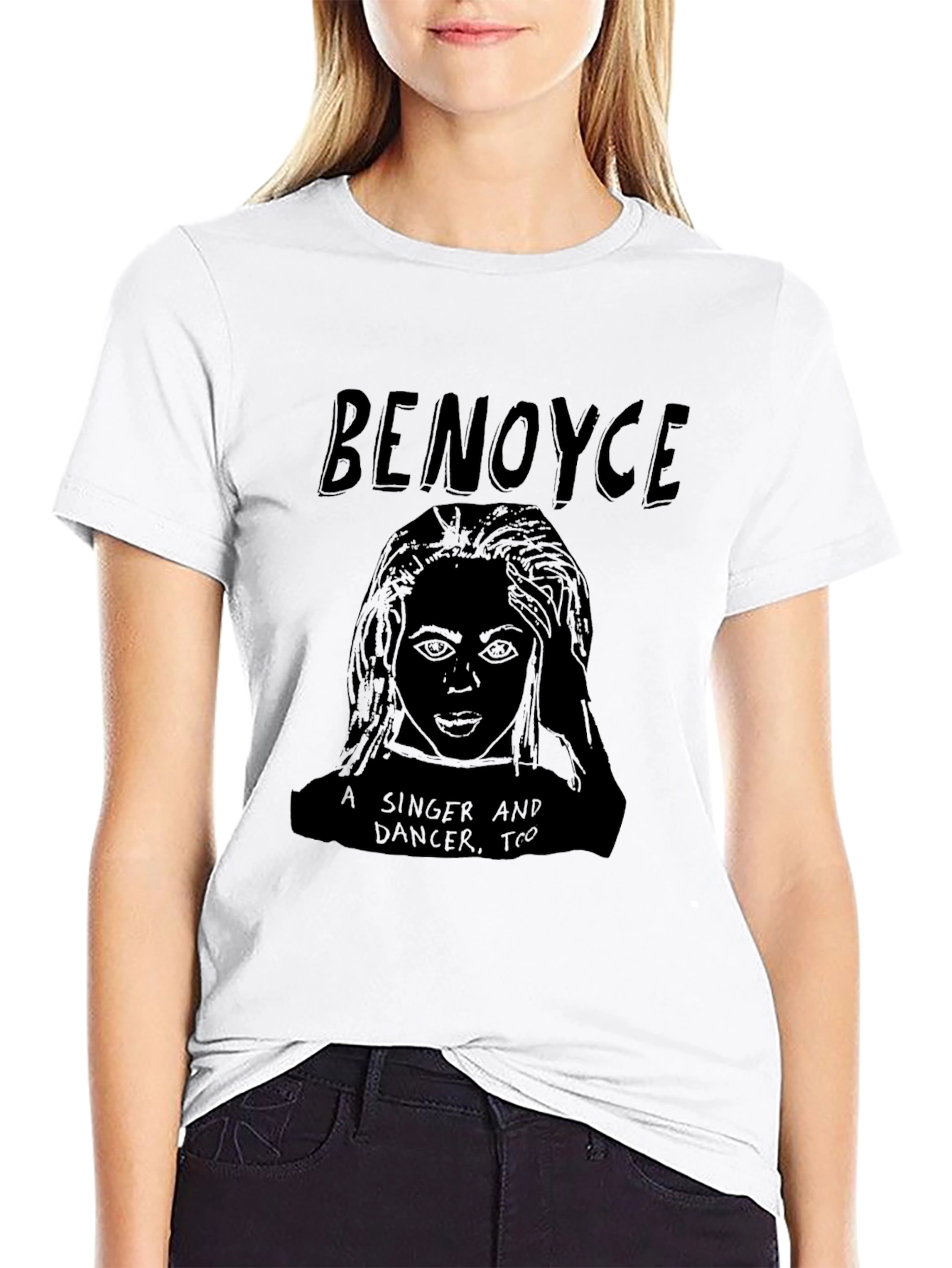 Beyonce Singer Dancer T-Shirt Black