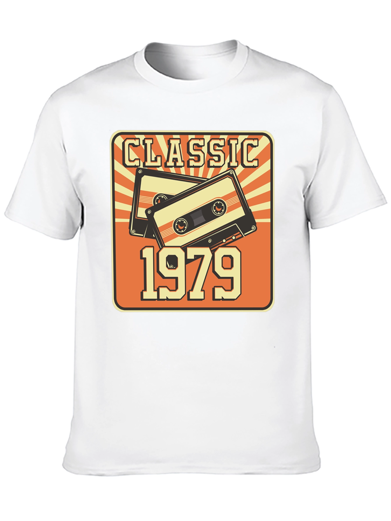 Classic 1979 Cassette Tape Graphic T-Shirt