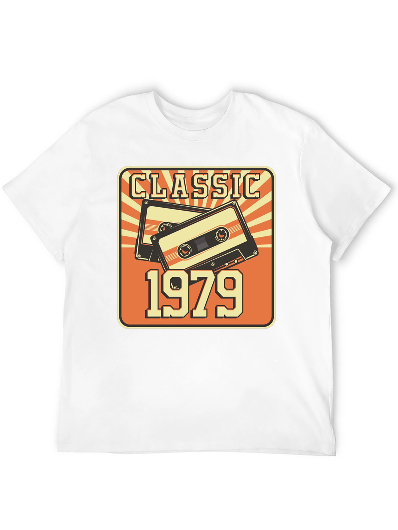 Classic 1979 Cassette Tape Graphic T-Shirt