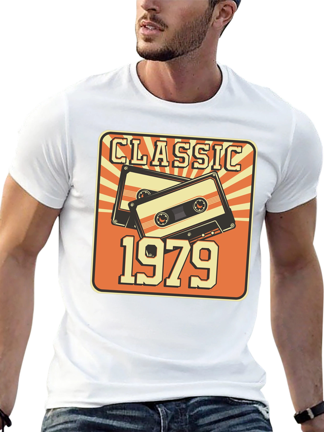 Classic 1979 Cassette Tape Graphic T-Shirt