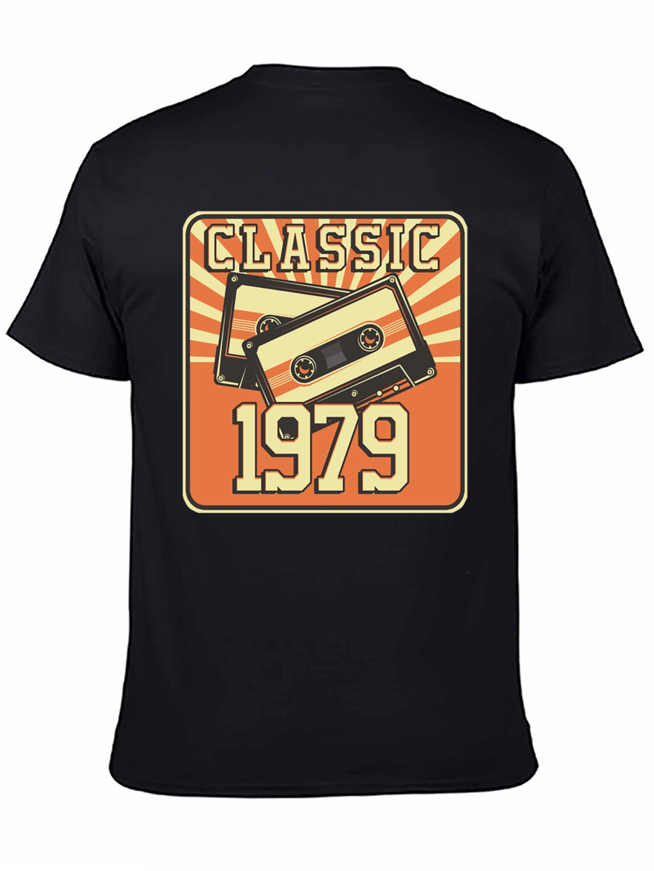 Classic 1979 Cassette Tape Graphic T-Shirt