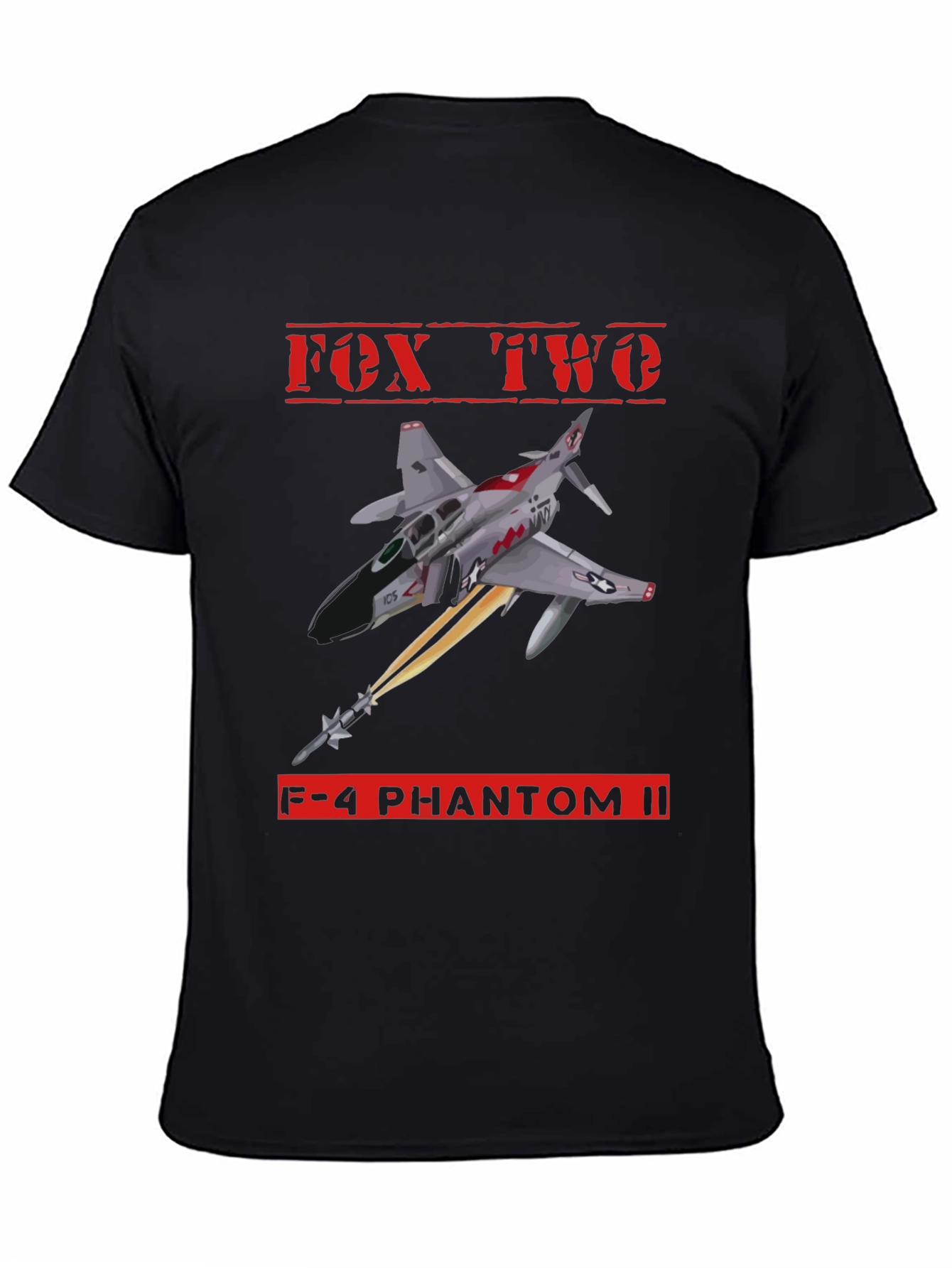 Fox Two F-4 Phantom II Graphic T-Shirt
