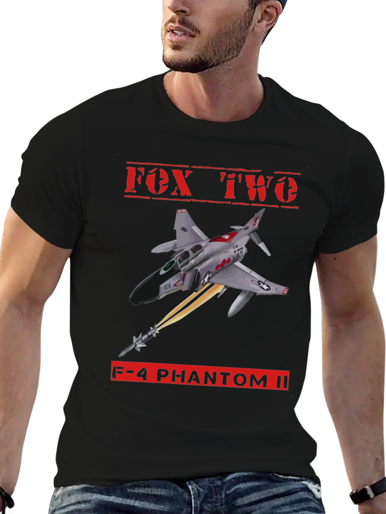 Fox Two F-4 Phantom II Graphic T-Shirt