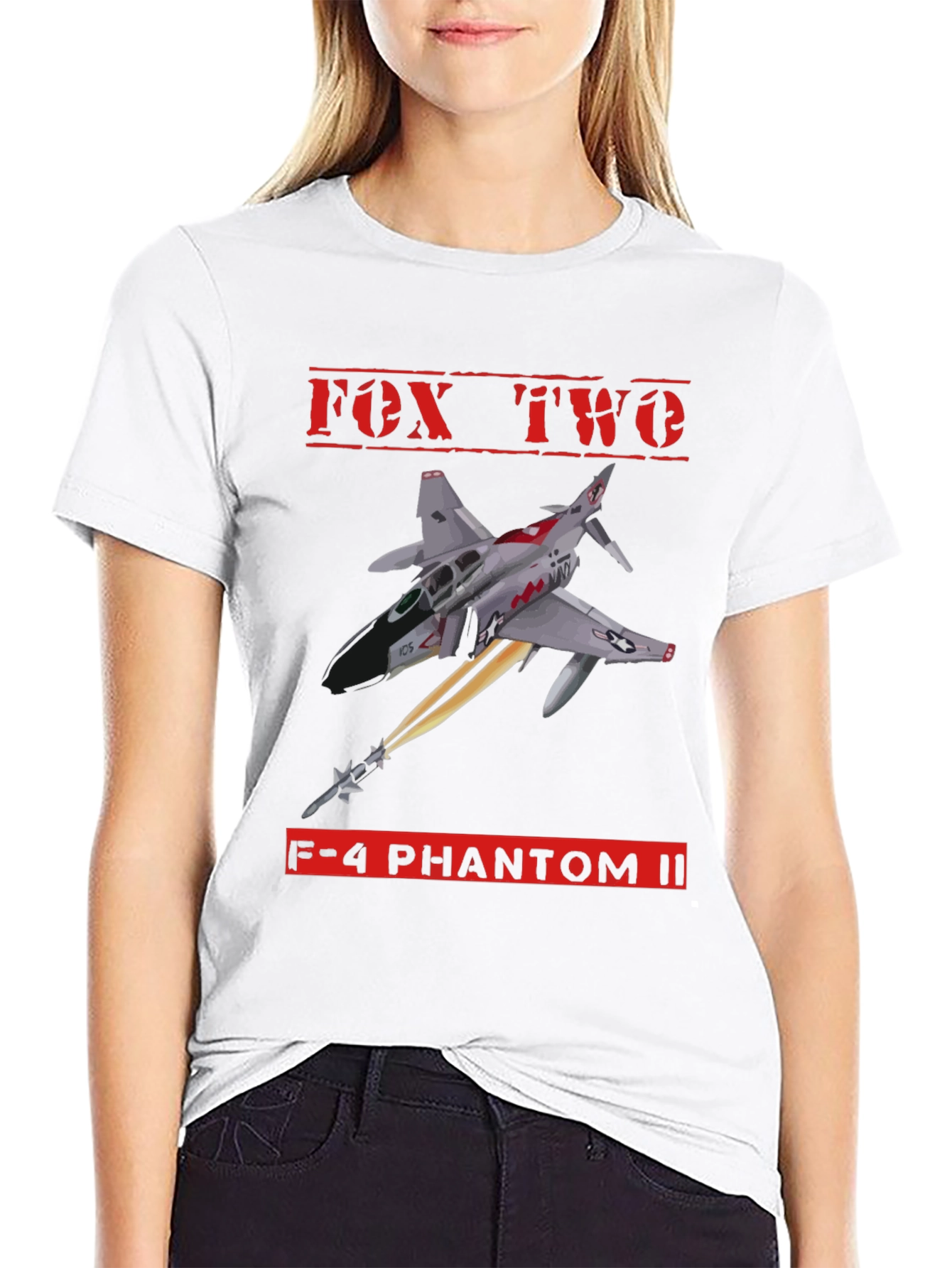 Fox Two F-4 Phantom II Graphic T-Shirt