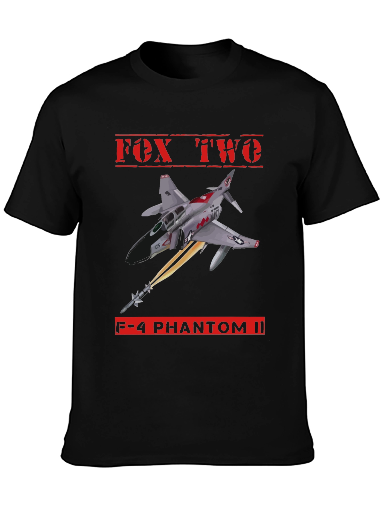 Fox Two F-4 Phantom II Graphic T-Shirt