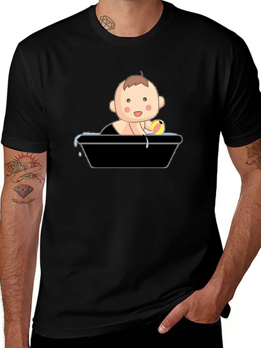Baby in Tub Graphic T-Shirt