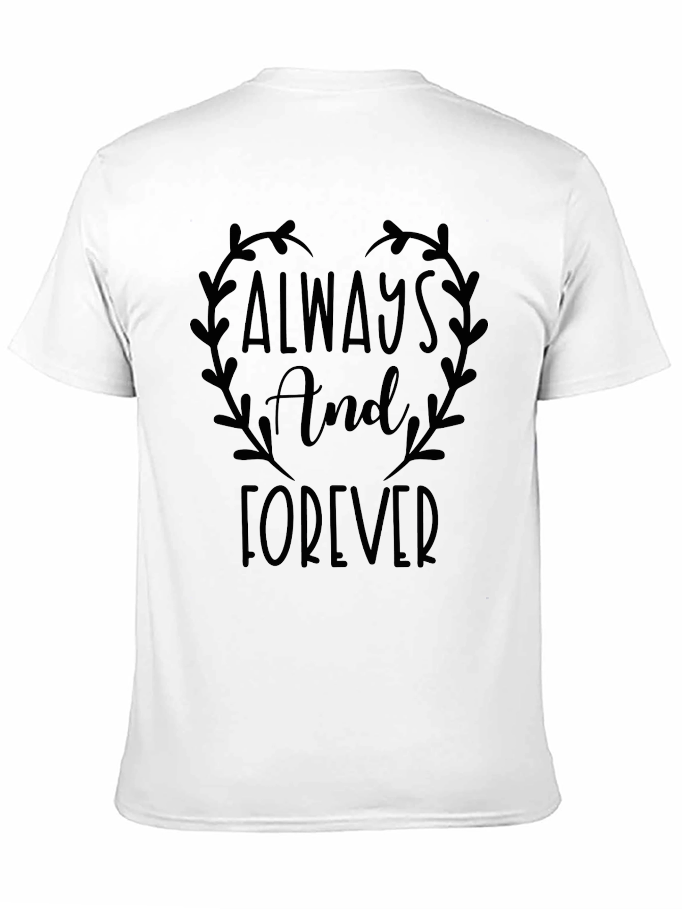 Always and Forever Graphic Tee - Black