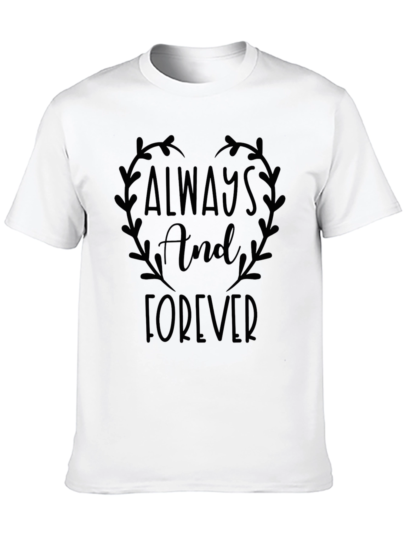 Always and Forever Graphic Tee - Black