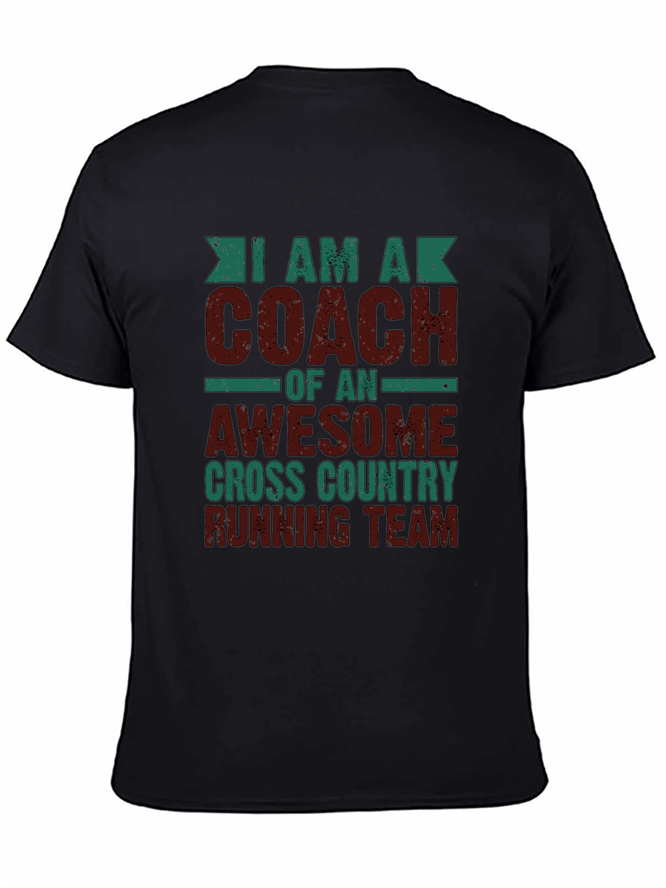 Coach Cross Country Running Team Graphic T-Shirt