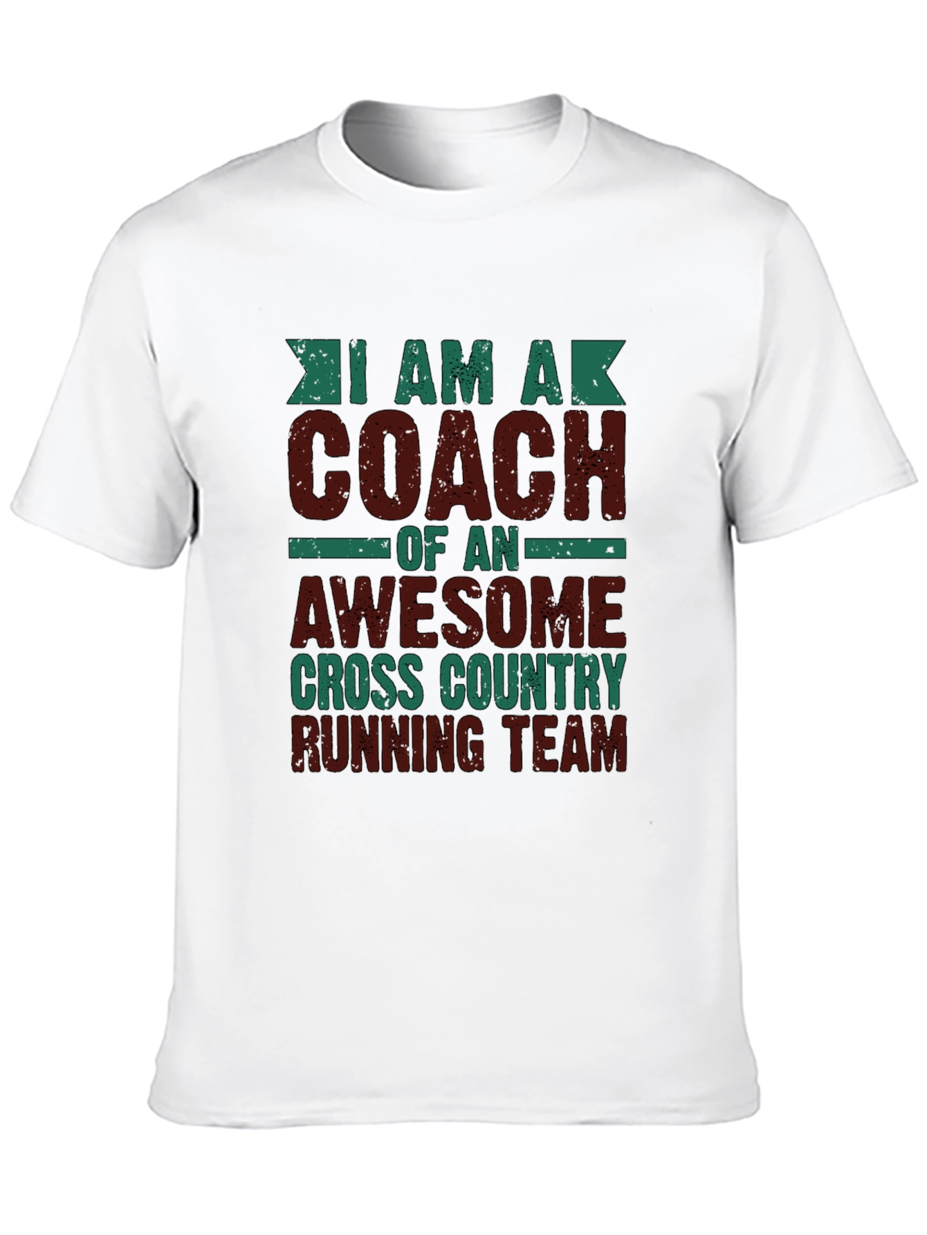 Coach Cross Country Running Team Graphic T-Shirt
