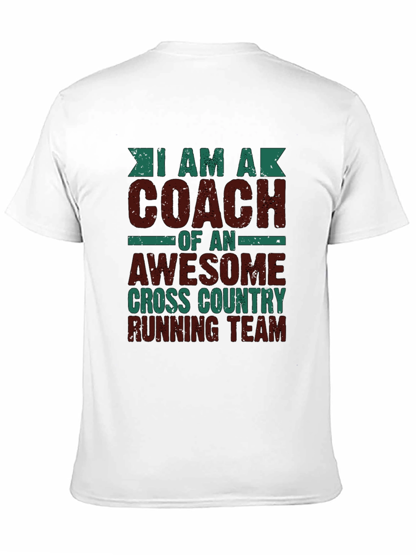 Coach Cross Country Running Team Graphic T-Shirt