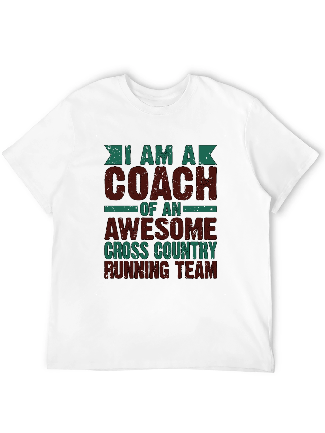 Coach Cross Country Running Team Graphic T-Shirt