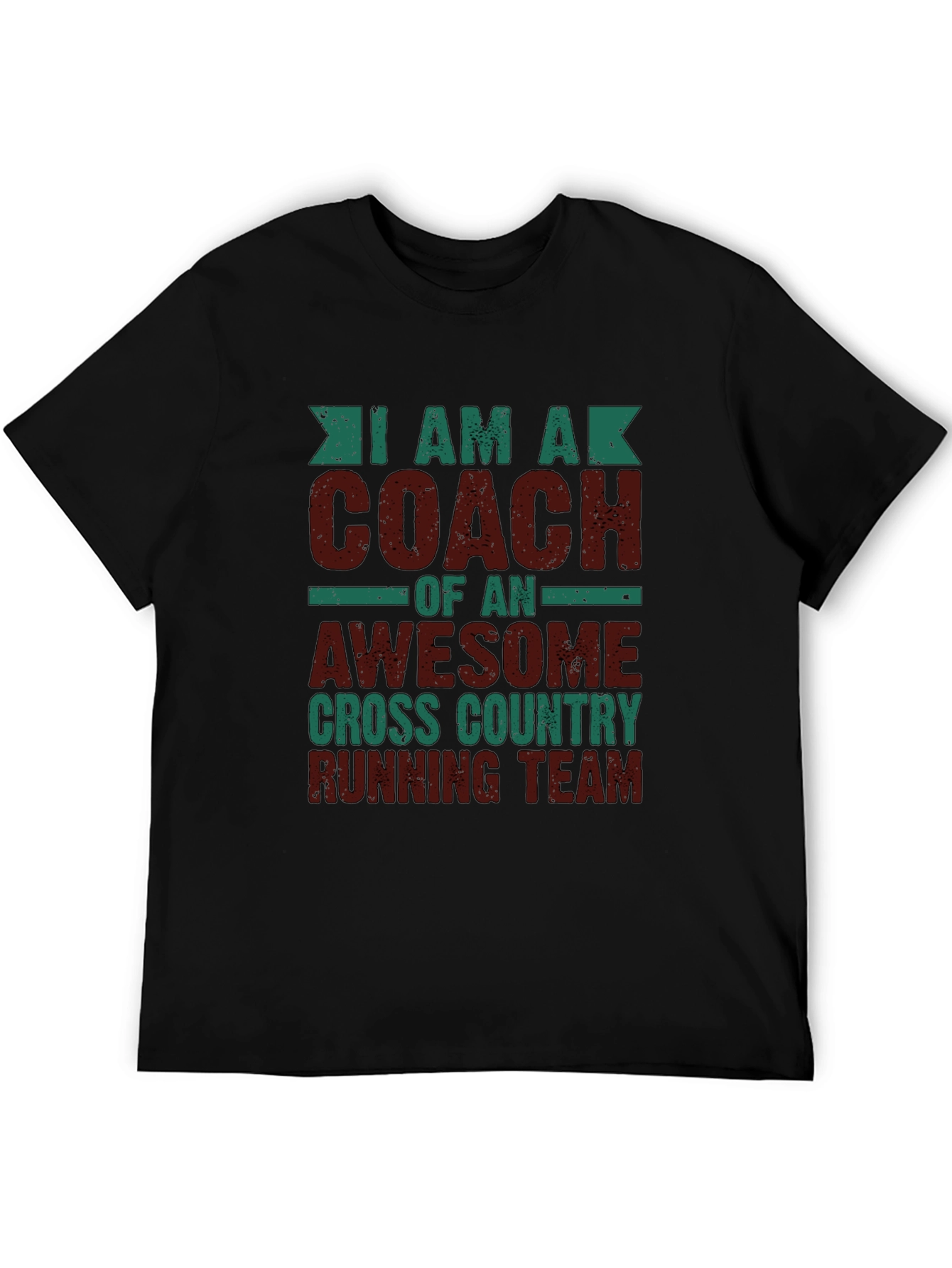 Coach Cross Country Running Team Graphic T-Shirt