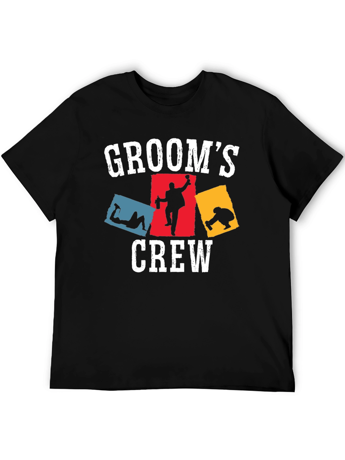 Grooms Crew T-Shirt Funny Bachelor Party Tee