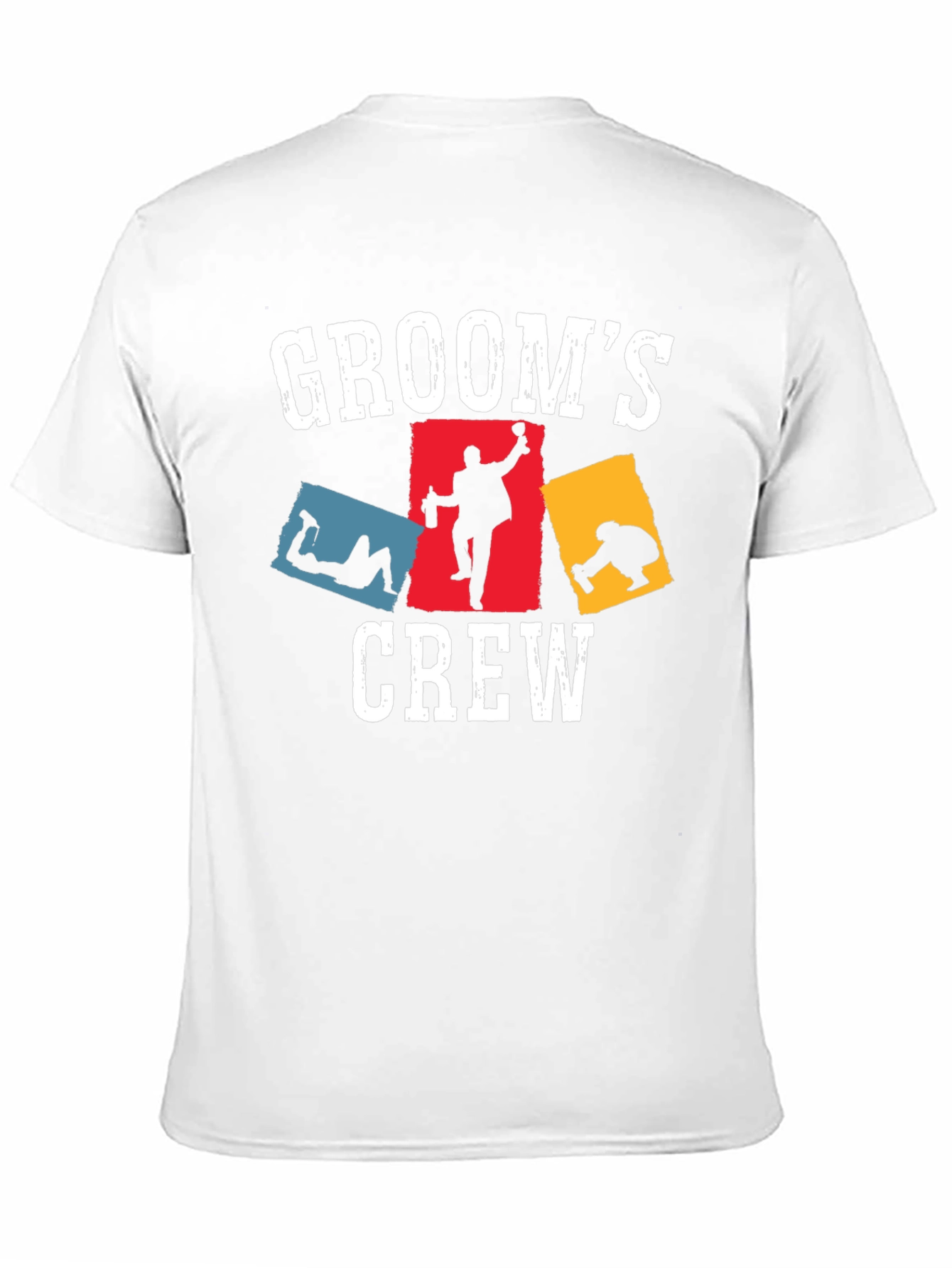 Grooms Crew T-Shirt Funny Bachelor Party Tee
