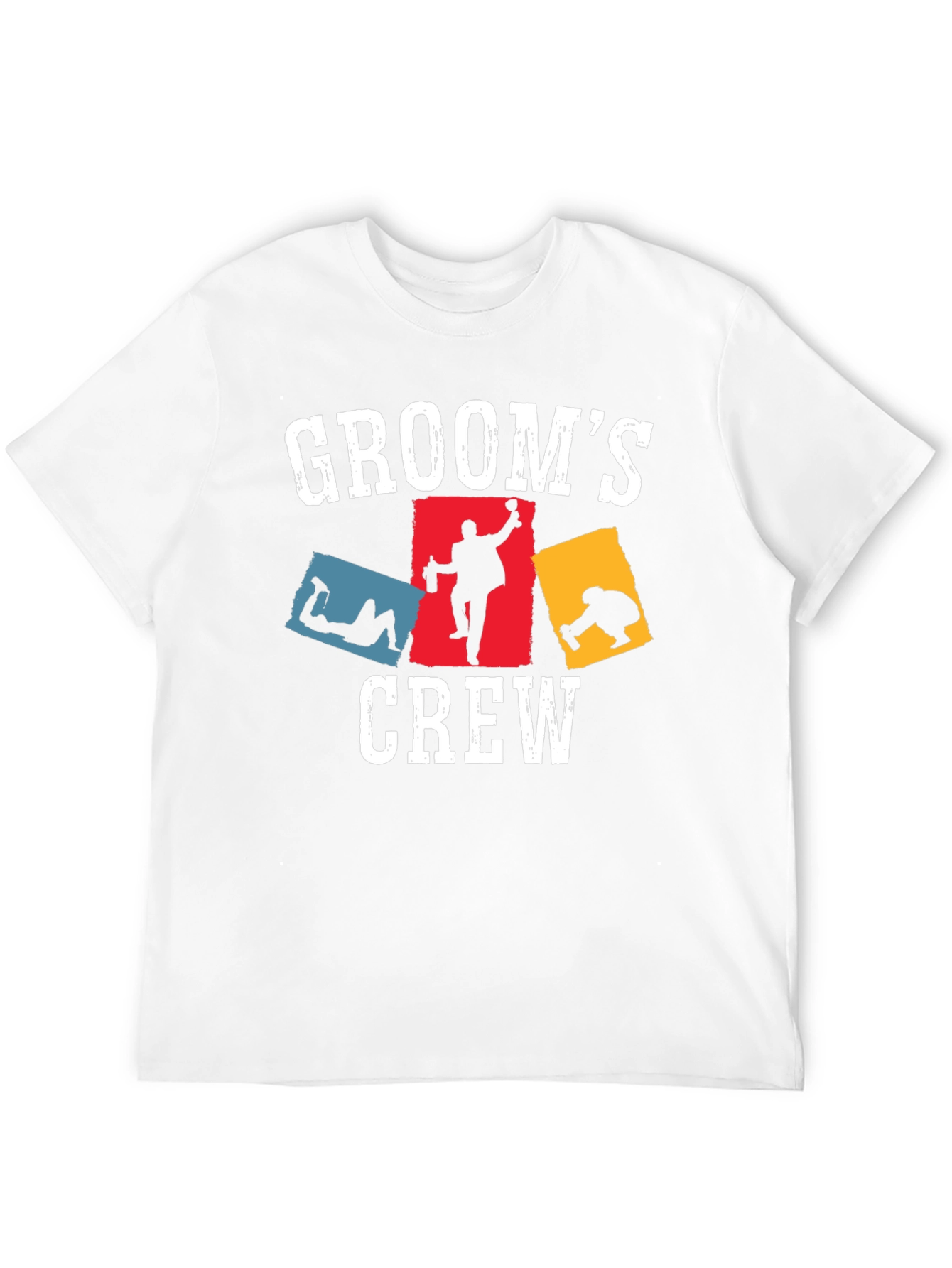 Grooms Crew T-Shirt Funny Bachelor Party Tee
