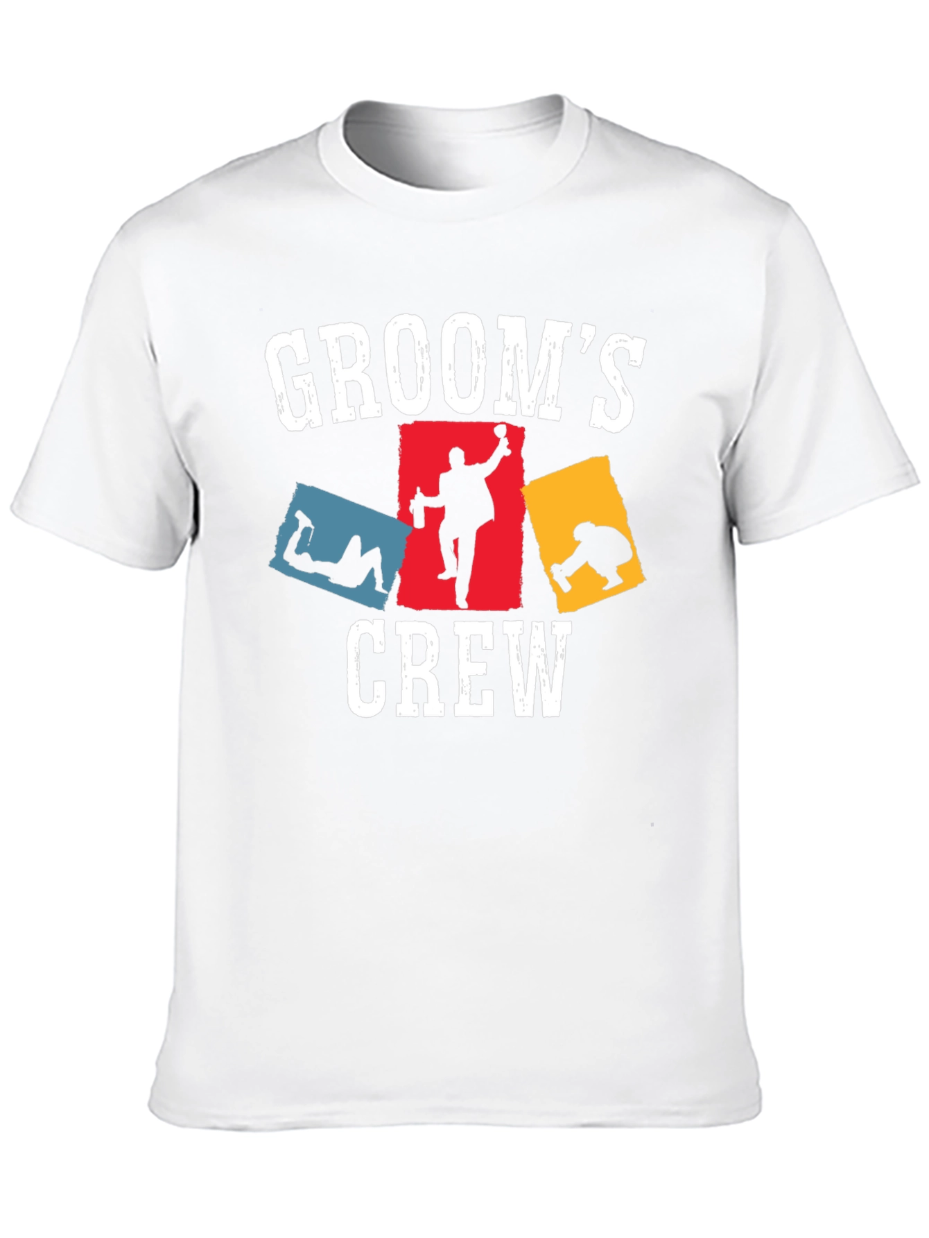 Grooms Crew T-Shirt Funny Bachelor Party Tee
