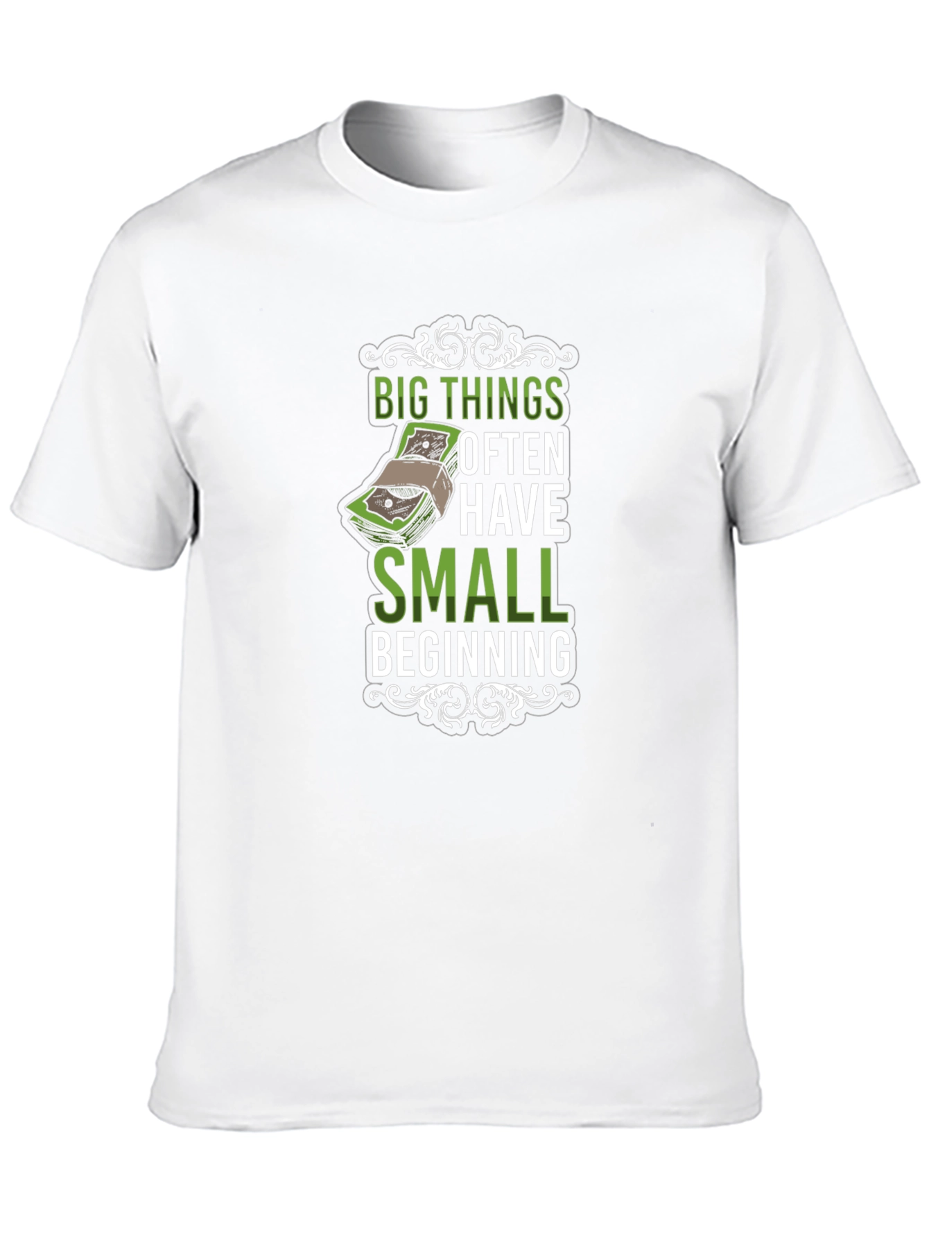 Big Things Small Beginning Graphic T-Shirt