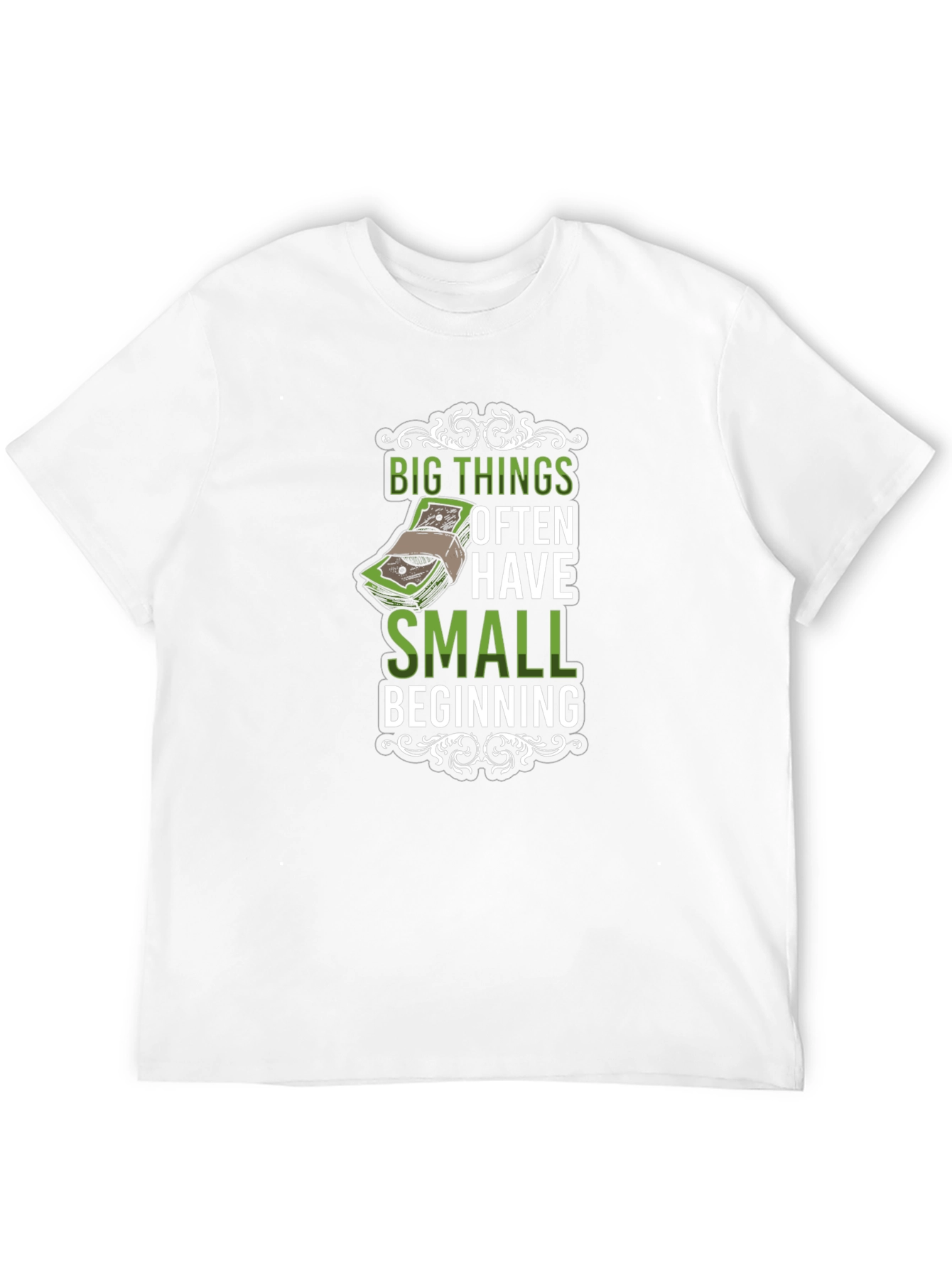Big Things Small Beginning Graphic T-Shirt